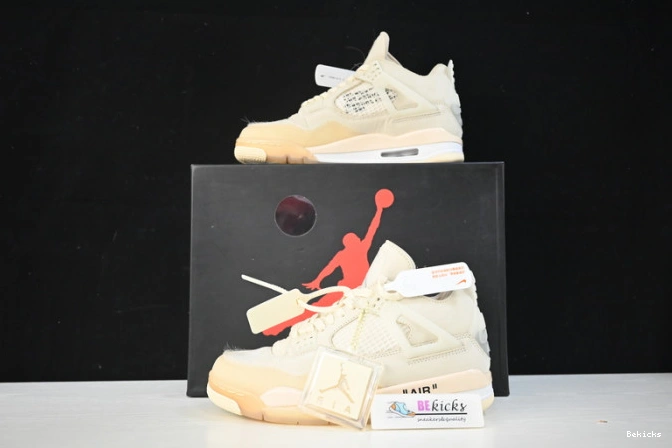 Cheap BK ofw (w) jordan 4 cv9388-100 sail retro 1205